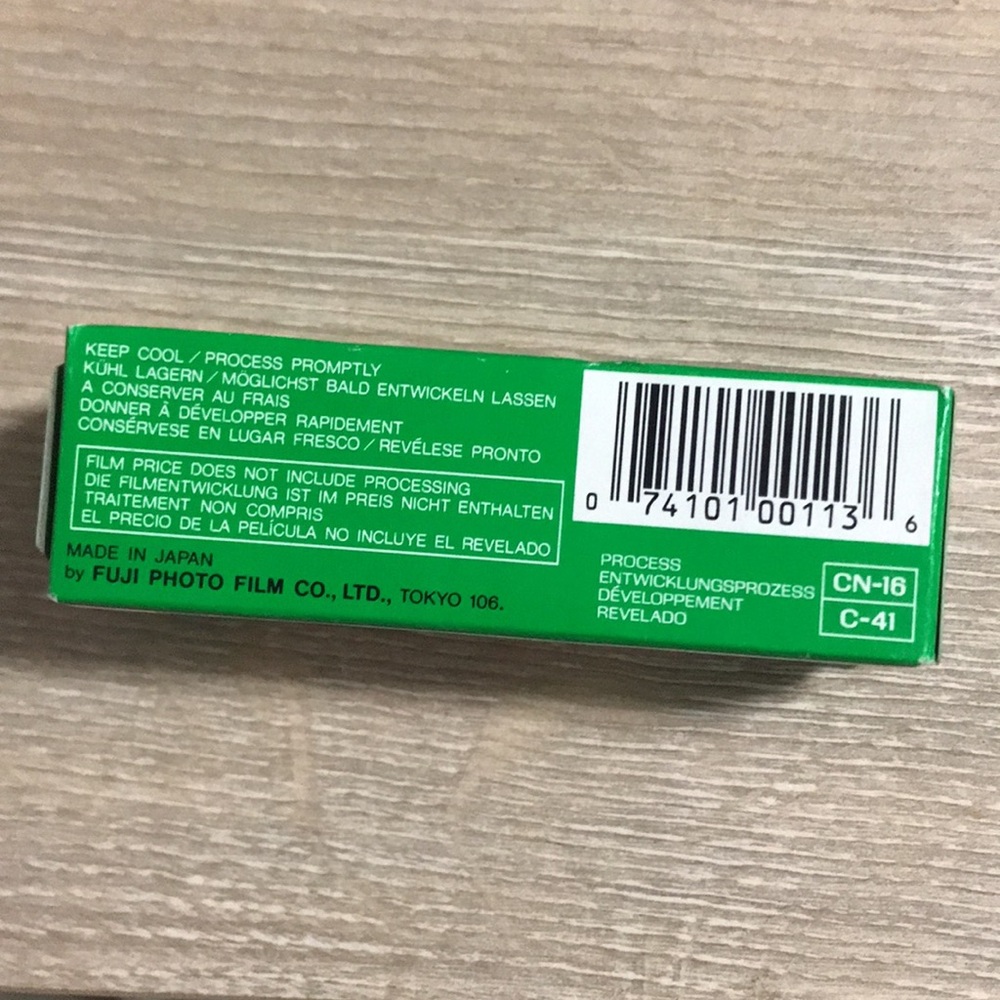 Fujicolor Super HG 24 Exposures 13x17mm Film CN 110 Expired 1994-3 Sealed - Picture 4 of 4